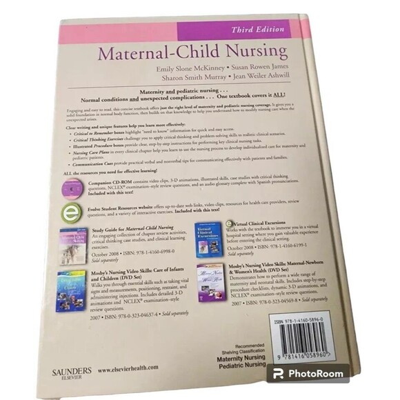Maternal-Child Nursing by Susan R. James, Emily Slone McKinney, Sharon Smith... - Picture 2 of 8